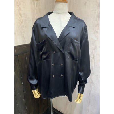 80s 90s VALERIE STEVENS ダブルブレスト テーラード デザイン ブラウス シャツ ジャケット | Vintage.City 古着屋、古着コーデ情報を発信