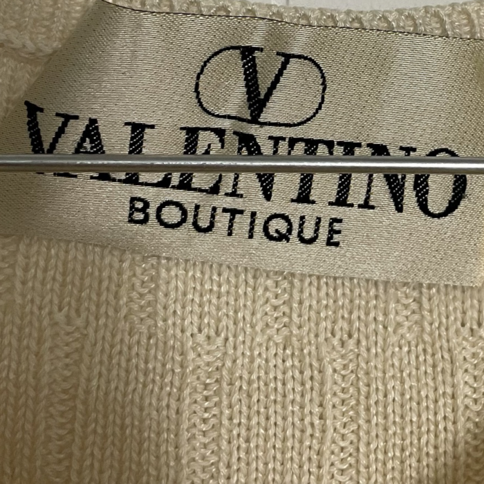 Valentino Boutique Sleeveless Knit Flower White | Vintage.City 빈티지숍, 빈티지 코디 정보