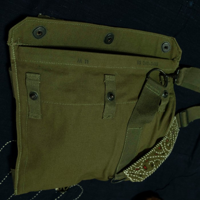カスタムバッグ、米軍放出品1950年代 M9A1ガスマスクバッグ | Vintage.City 古着屋、古着コーデ情報を発信