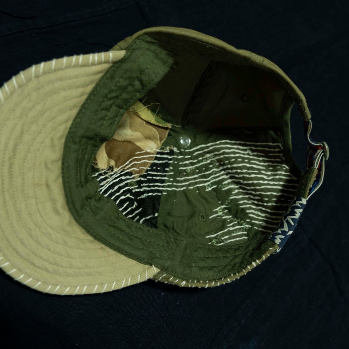 刺子キャップ 帽子、ビンテージカスタム、刺子パッチワーク | Vintage.City 古着屋、古着コーデ情報を発信