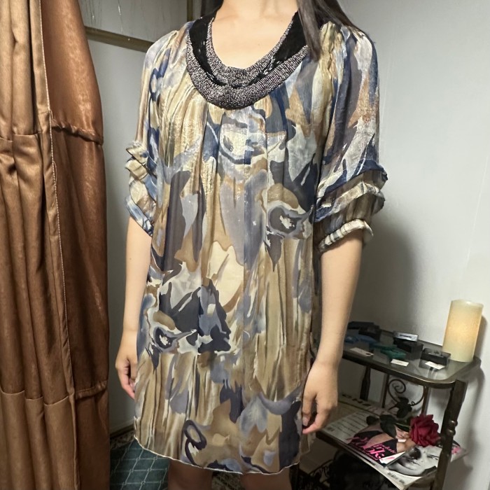 Celine Bijou Sheer Short Dress | Vintage.City 古着屋、古着コーデ情報を発信