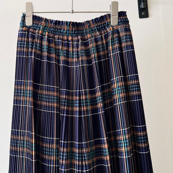 Old Check Pattern Pleats Wide Pants | Vintage.City 古着屋、古着コーデ情報を発信