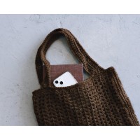 Crochet Knit Handmade Totebag “Brown” | Vintage.City 古着屋、古着コーデ情報を発信