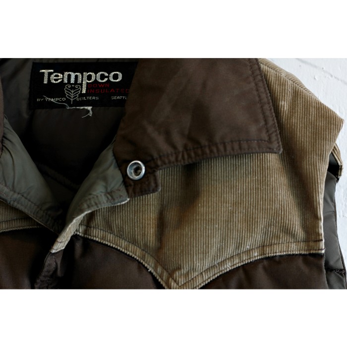 1970s Tempco Goose Down Vintage Vest Made in USA | Vintage.City 古着屋、古着コーデ情報を発信