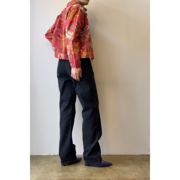 flower pattern jacket | Vintage.City 古着屋、古着コーデ情報を発信