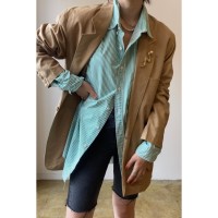 linen beige jacket | Vintage.City 빈티지숍, 빈티지 코디 정보