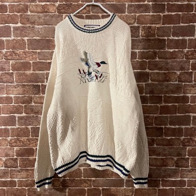 80’s USA製 SHENANDOAH 鳥 刺繍 デザイン ニットセーター | Vintage.City 古着屋、古着コーデ情報を発信