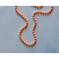 Neon Orange Beads US Vintage Necklace | Vintage.City 빈티지숍, 빈티지 코디 정보