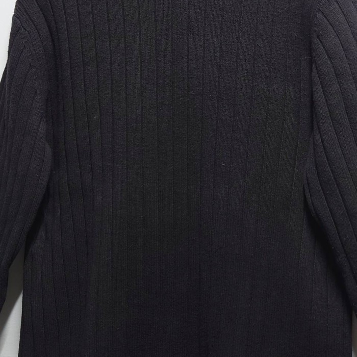 00’s GAP リブ編み コットン ニット セーター ブラック M | Vintage.City 古着屋、古着コーデ情報を発信