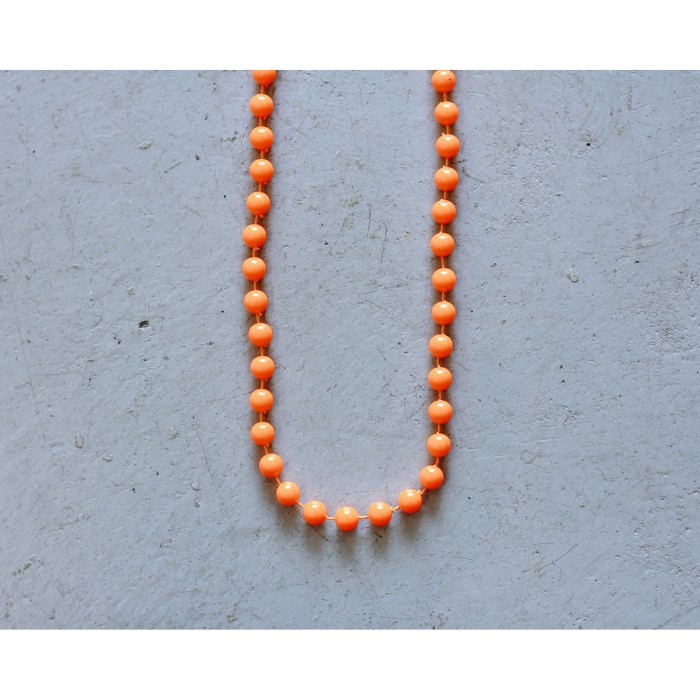 Neon Orange Beads US Vintage Necklace | Vintage.City Vintage Shops, Vintage Fashion Trends