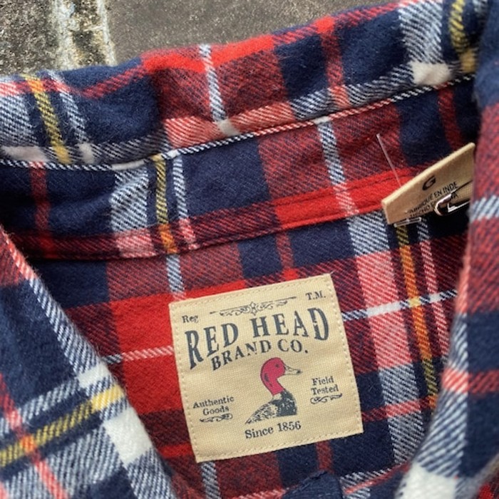 RED HEAD　赤チェック　ネルシャツ | Vintage.City 古着屋、古着コーデ情報を発信