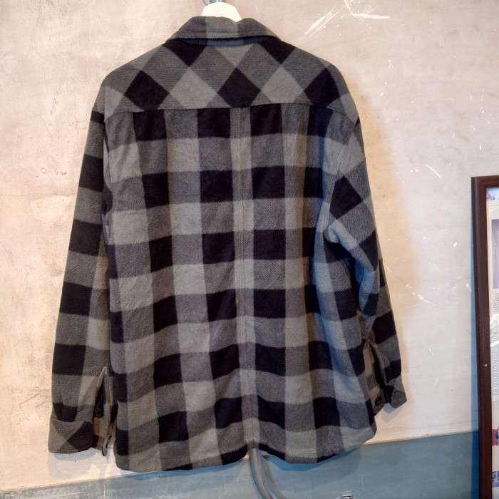 Dickies(ディッキーズ)防風シャツジャケット　グレー　チェック　ポリ　中国　Lサイズ　2030 | Vintage.City 古着屋、古着コーデ情報を発信