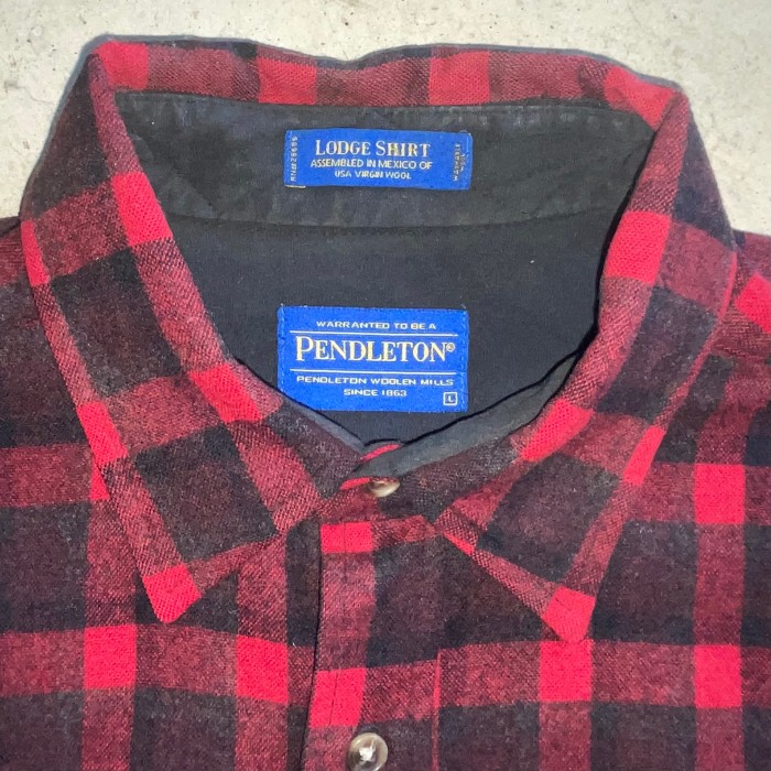 PENDLETON ネルシャツ L マルチ カラーチェック ウール | Vintage.City 빈티지숍, 빈티지 코디 정보