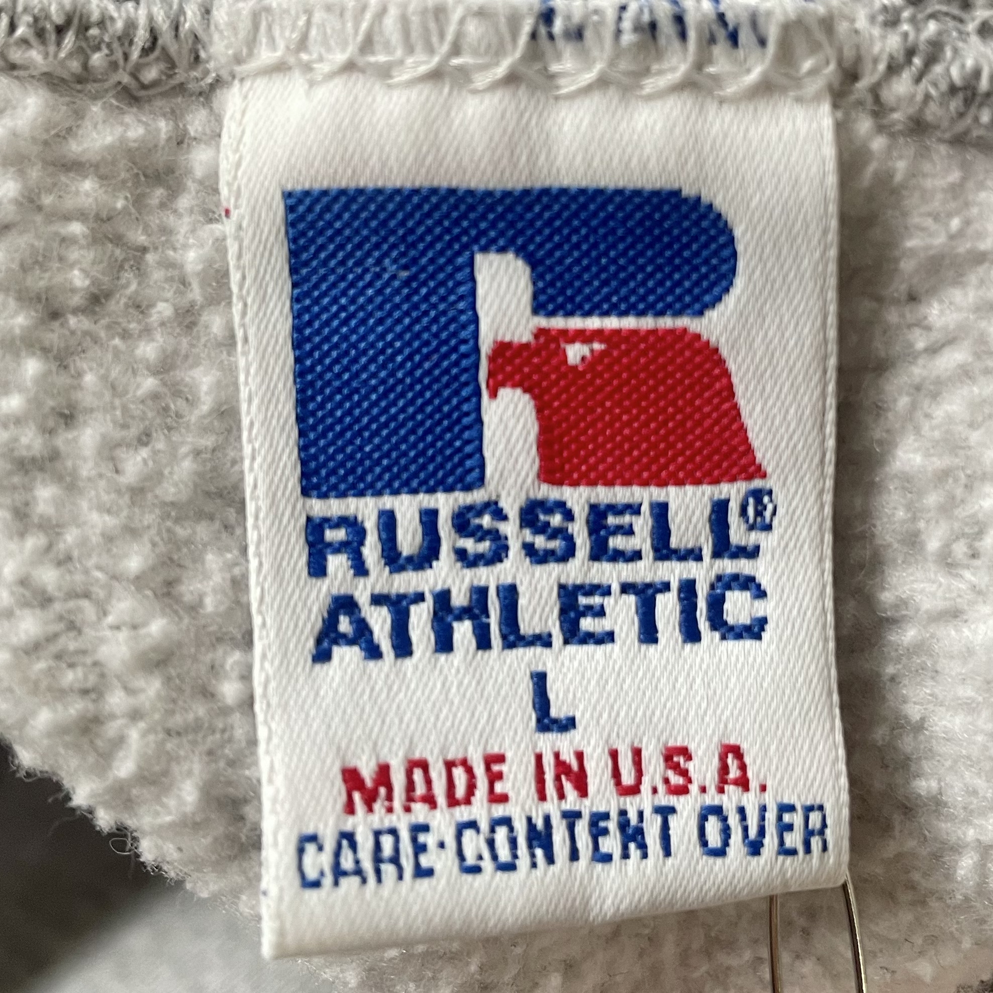 90s Made in USA RUSSELL アメリカ製ラッセルグレー無地スウェット 