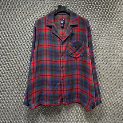 90s【GAP】L/S Open Collar Shirt | Vintage.City 古着屋、古着コーデ情報を発信