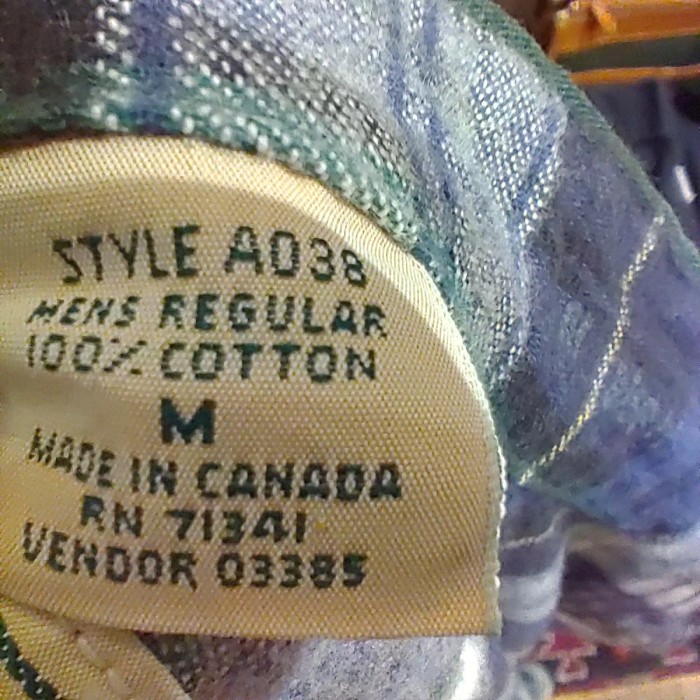 90s L.L.Bean 裏checkshirt madeincanada | Vintage.City 古着屋、古着コーデ情報を発信