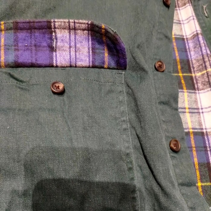 90s L.L.Bean 裏checkshirt madeincanada | Vintage.City 빈티지숍, 빈티지 코디 정보