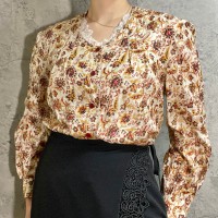 sequins patterned design blouse | Vintage.City 古着屋、古着コーデ情報を発信