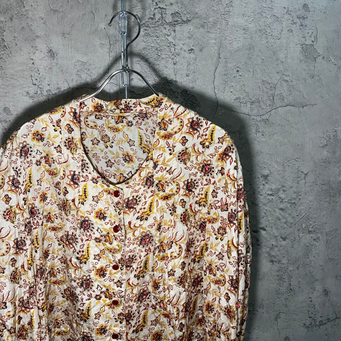 sequins patterned design blouse | Vintage.City 古着屋、古着コーデ情報を発信