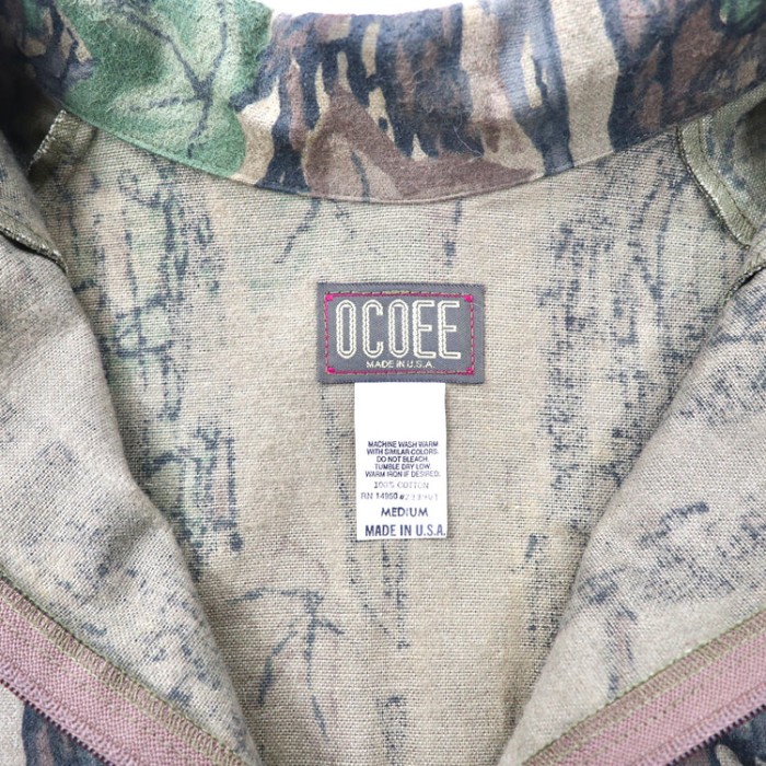 OCOEE ジップアップブルゾン M カーキ リアルツリーカモ USA製 | Vintage.City 古着屋、古着コーデ情報を発信