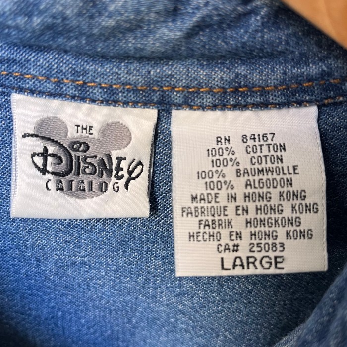 Disney キャラクターL/Sデニムシャツ | Vintage.City 古着屋、古着コーデ情報を発信