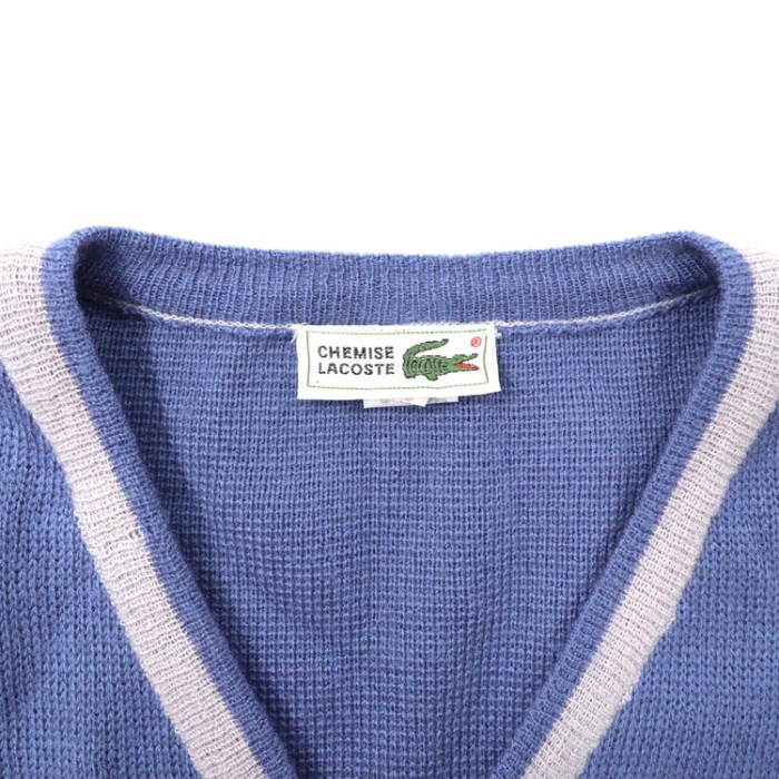 CHEMISE LACOSTE Vネックニット セーター アクリル 80s | Vintage.City 古着屋、古着コーデ情報を発信