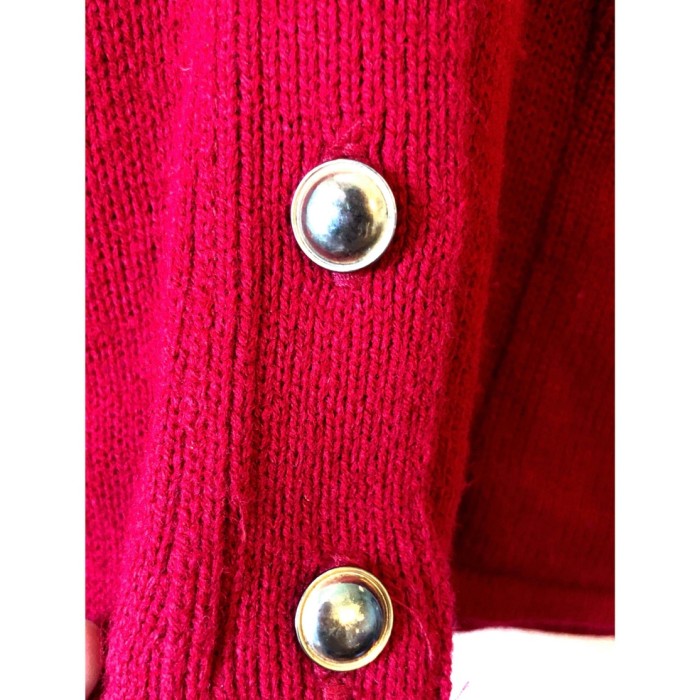 80s Red knit vest | Vintage.City 古着屋、古着コーデ情報を発信