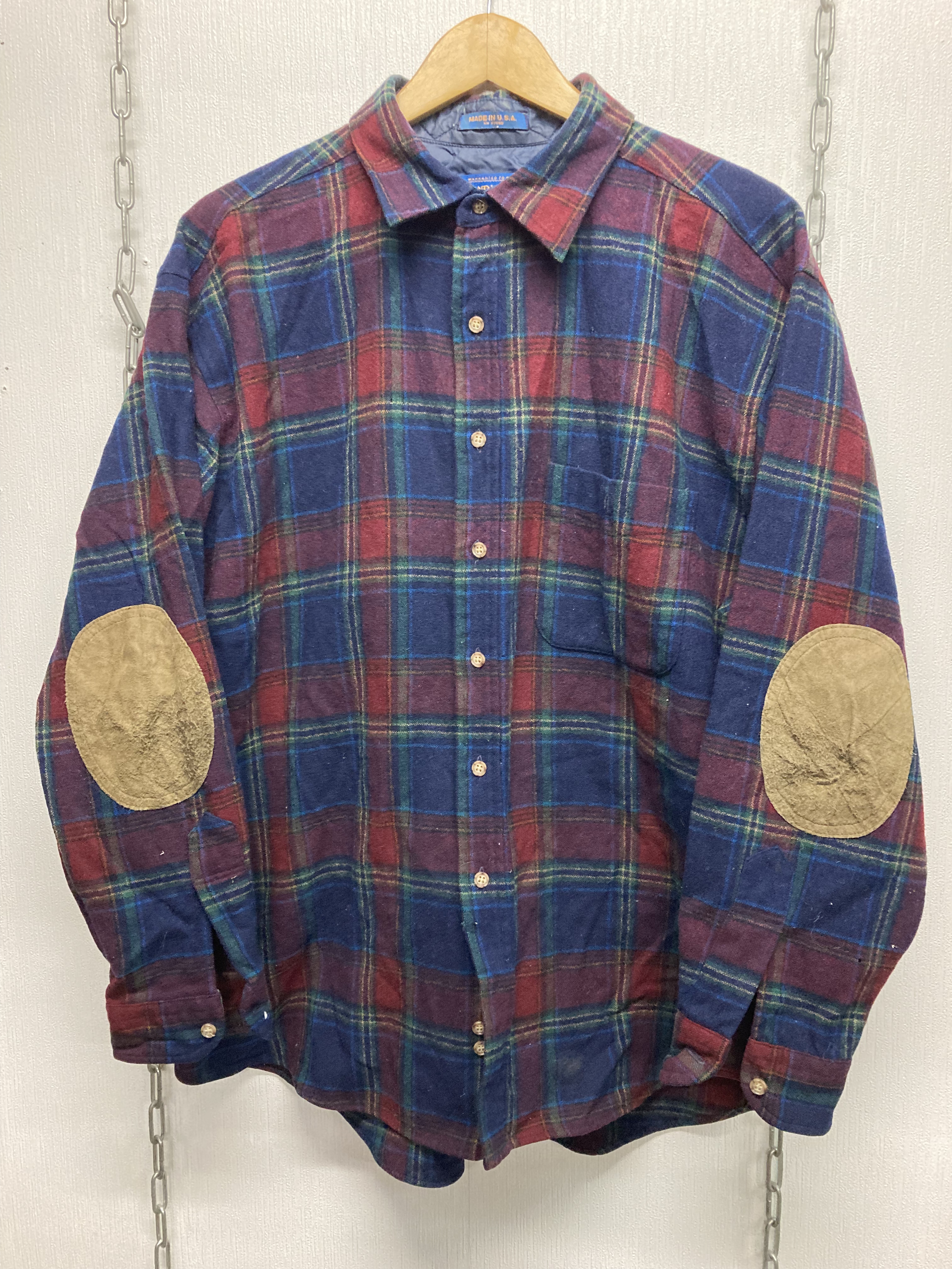 USA製80's PENDLETON チェックウールシャツ XL | Vintage.City