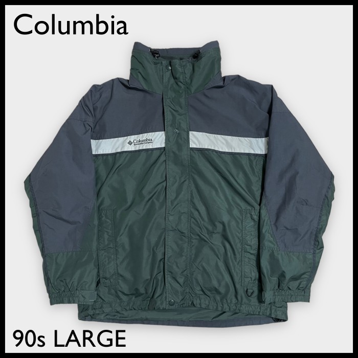 【Columbia】90s マウンテン ナイロンジャケット フリース 刺繍 古着 | Vintage.City 古着屋、古着コーデ情報を発信