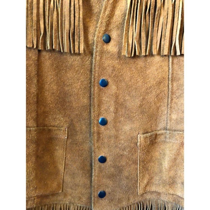60s Suede fringe vest | Vintage.City 古着屋、古着コーデ情報を発信