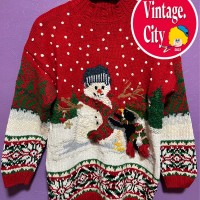 112)ビンテージクリスマスセーター | Vintage.City 빈티지숍, 빈티지 코디 정보