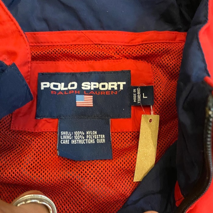Polo sport ナイロンジャケット　赤
