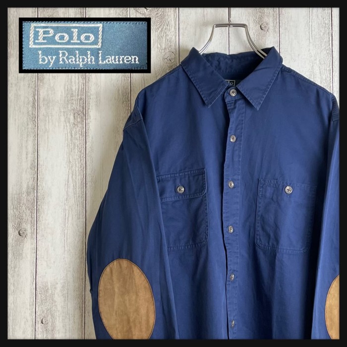 Polo by Ralph Lauren 90s エルボーパッチ コットンシャツ | Vintage.City