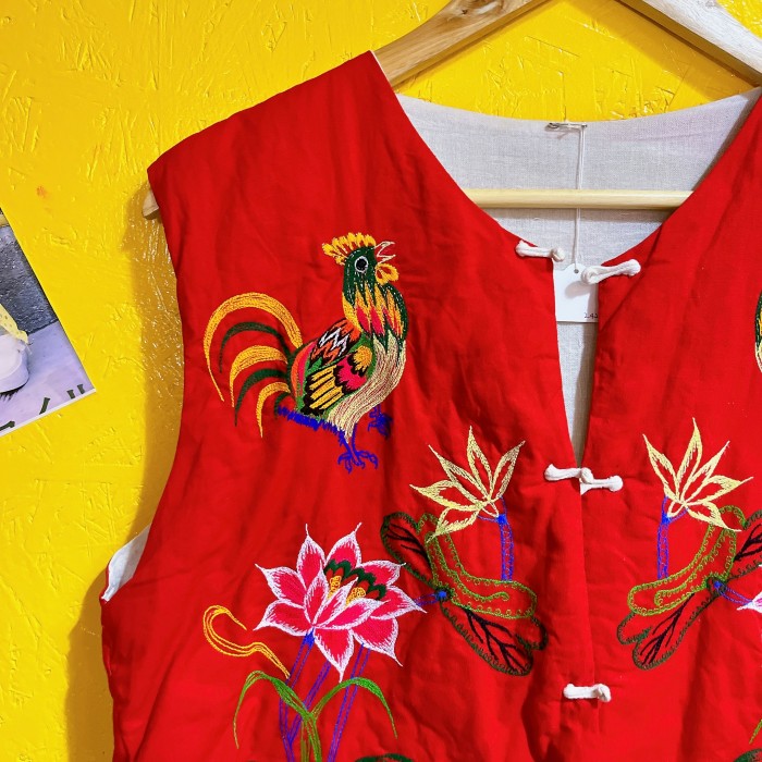 vintage hand embroidery china vest/2428 | Vintage.City Vintage Shops, Vintage Fashion Trends