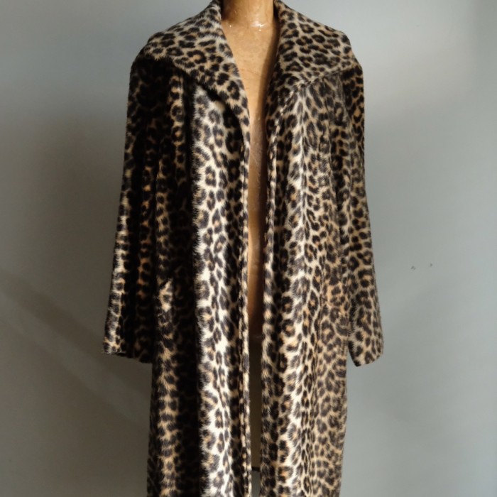 50’s Fake fur leopard coat | Vintage.City 古着屋、古着コーデ情報を発信