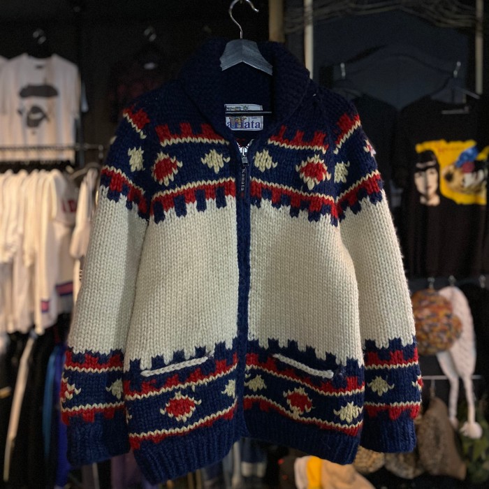 Kanata cowichan sweater | Vintage.City Vintage Shops, Vintage Fashion Trends