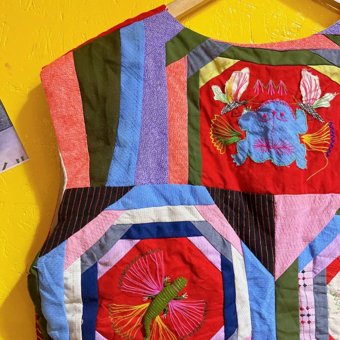 vintage hand quilt china vest/2429 | Vintage.City 빈티지숍, 빈티지 코디 정보