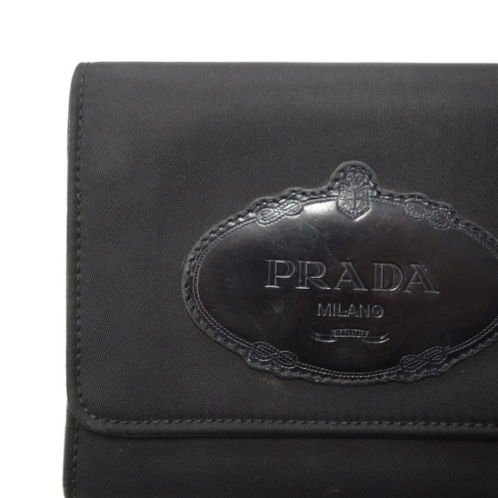 PRADA プラダ ロゴ 三つ折り財布 イタリア製 | Vintage.City