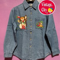 133)ビンテージクリスマスデニムシャツ | Vintage.City 古着屋、古着コーデ情報を発信