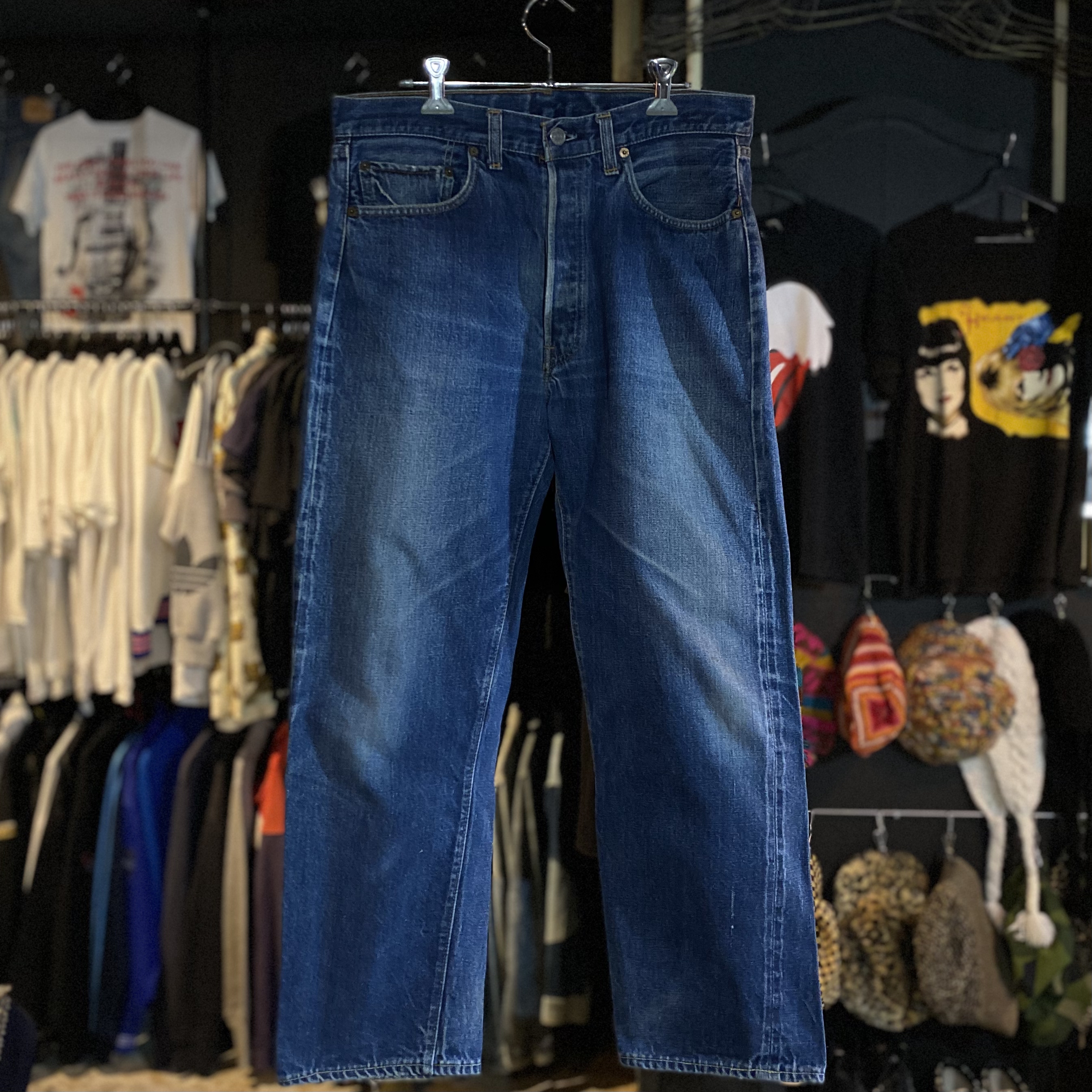 70s Levi's 501 66 model denim pants | Vintage.City