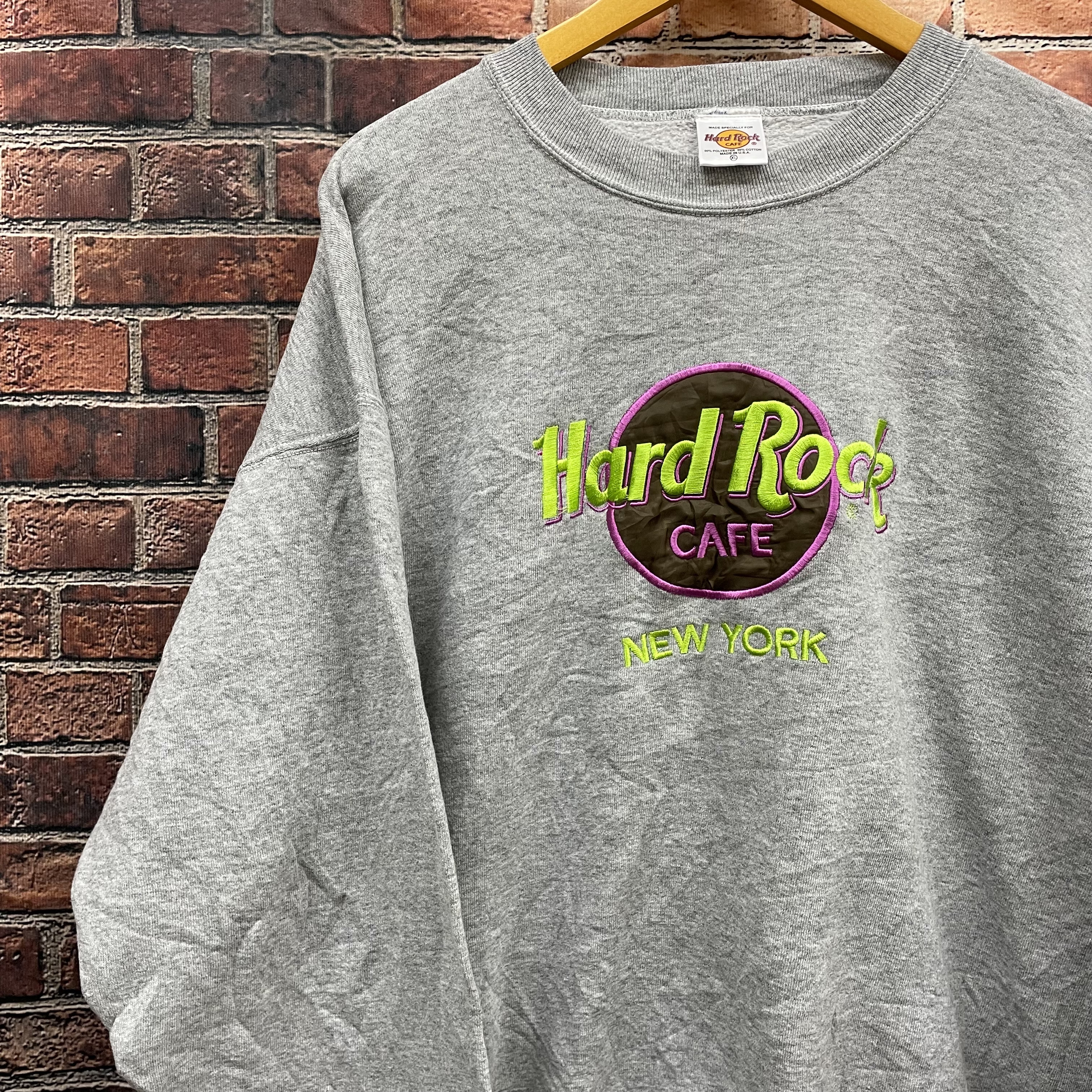 ハードロックカフェ Hard Rock Cafe スウェット NY USA製 | Vintage.City