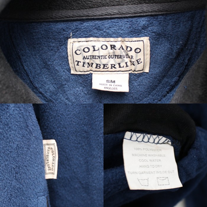 USA VINTAGEアメリカ古着オオカミ刺繍ハーフジップフリースジャケット | Vintage.City 古着屋、古着コーデ情報を発信