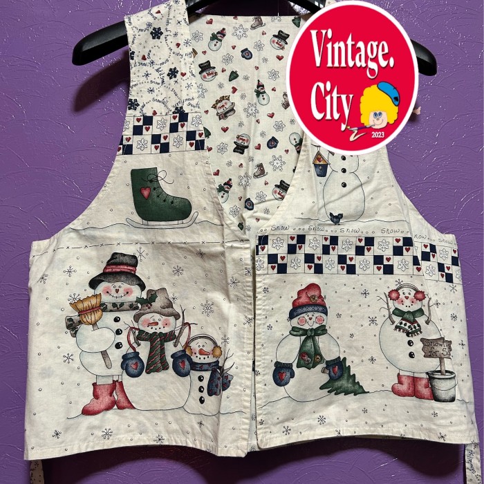 129)ビンテージリバーシブルクリスマスセーター | Vintage.City 古着屋、古着コーデ情報を発信