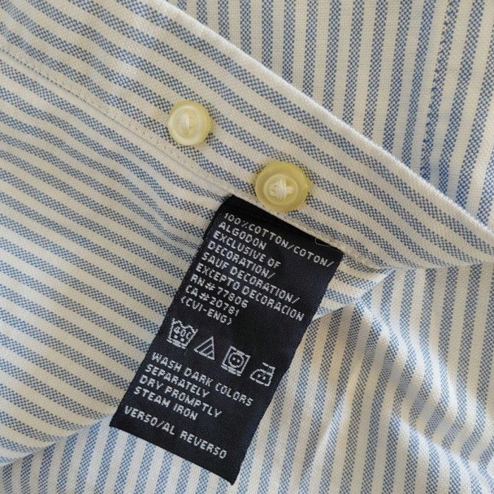トミーヒルフィガー　オックスフォードストライプ　BD シャツ | Vintage.City 古着屋、古着コーデ情報を発信