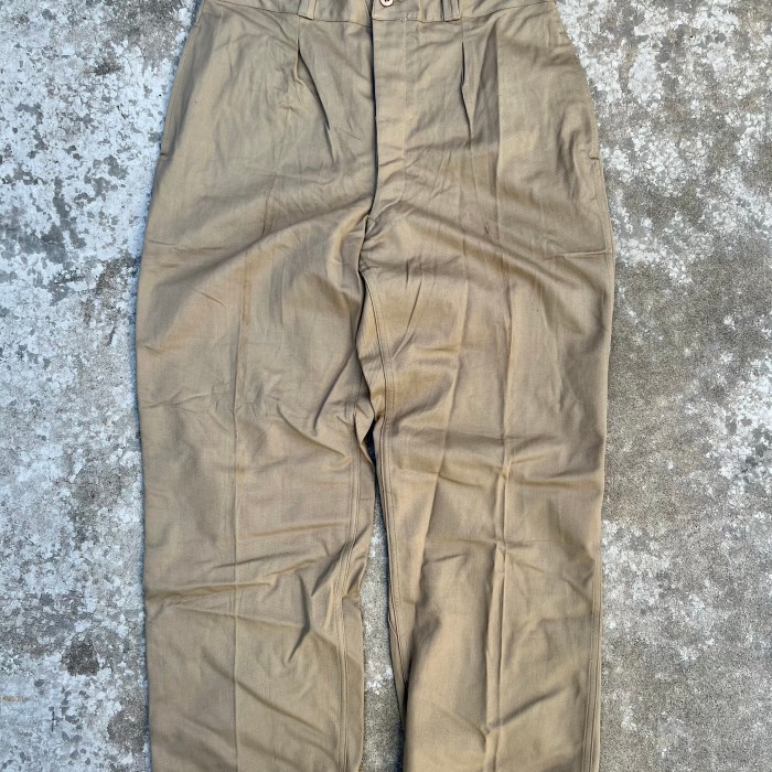 50's  M-52 FRENCH MILITARY CHINO PANTS [ | Vintage.City Vintage Shops, Vintage Fashion Trends