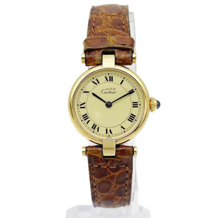 Cartier カルティエ レディース腕時計 マスト ヴァンドーム ヴェルメイユ | Vintage.City 빈티지숍, 빈티지 코디 정보