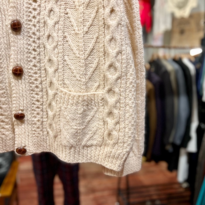 70's special vintage aran knit cardigan | Vintage.City 빈티지숍, 빈티지 코디 정보
