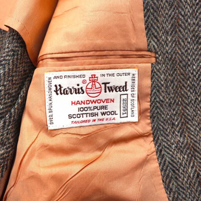 HARRIS TWEED × ADAMS ROW ツイードジャケット USA製 | Vintage.City 古着屋、古着コーデ情報を発信