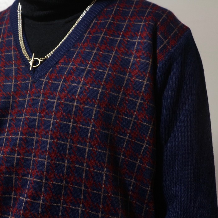 Pierre cardin Vネックセーター | Vintage.City 빈티지숍, 빈티지 코디 정보