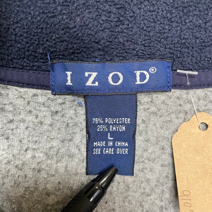 IZOD   フリースジャケット　L   刺繍 | Vintage.City 古着屋、古着コーデ情報を発信